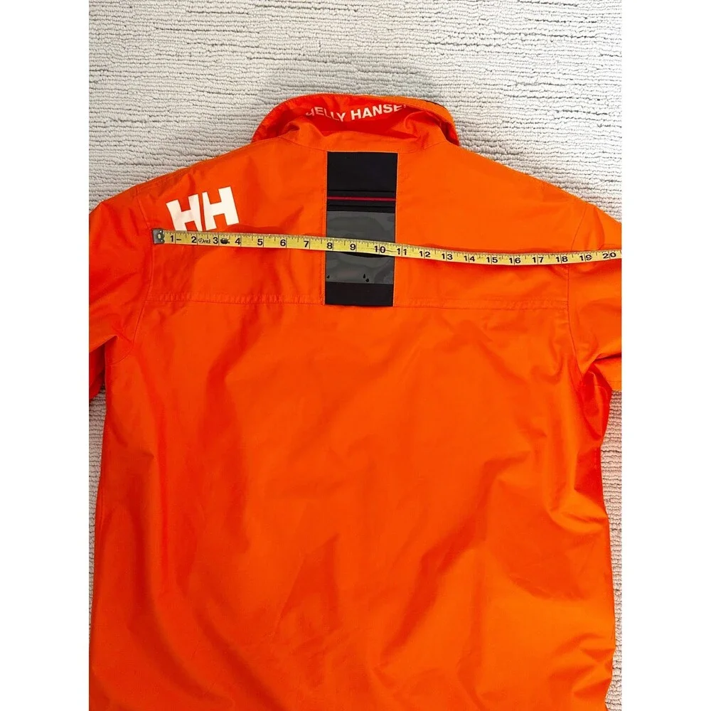 HELLY HANSEN Mens Crew Midlayer Jacket M Orange Sailing Gorpcore Outdoors Iconic